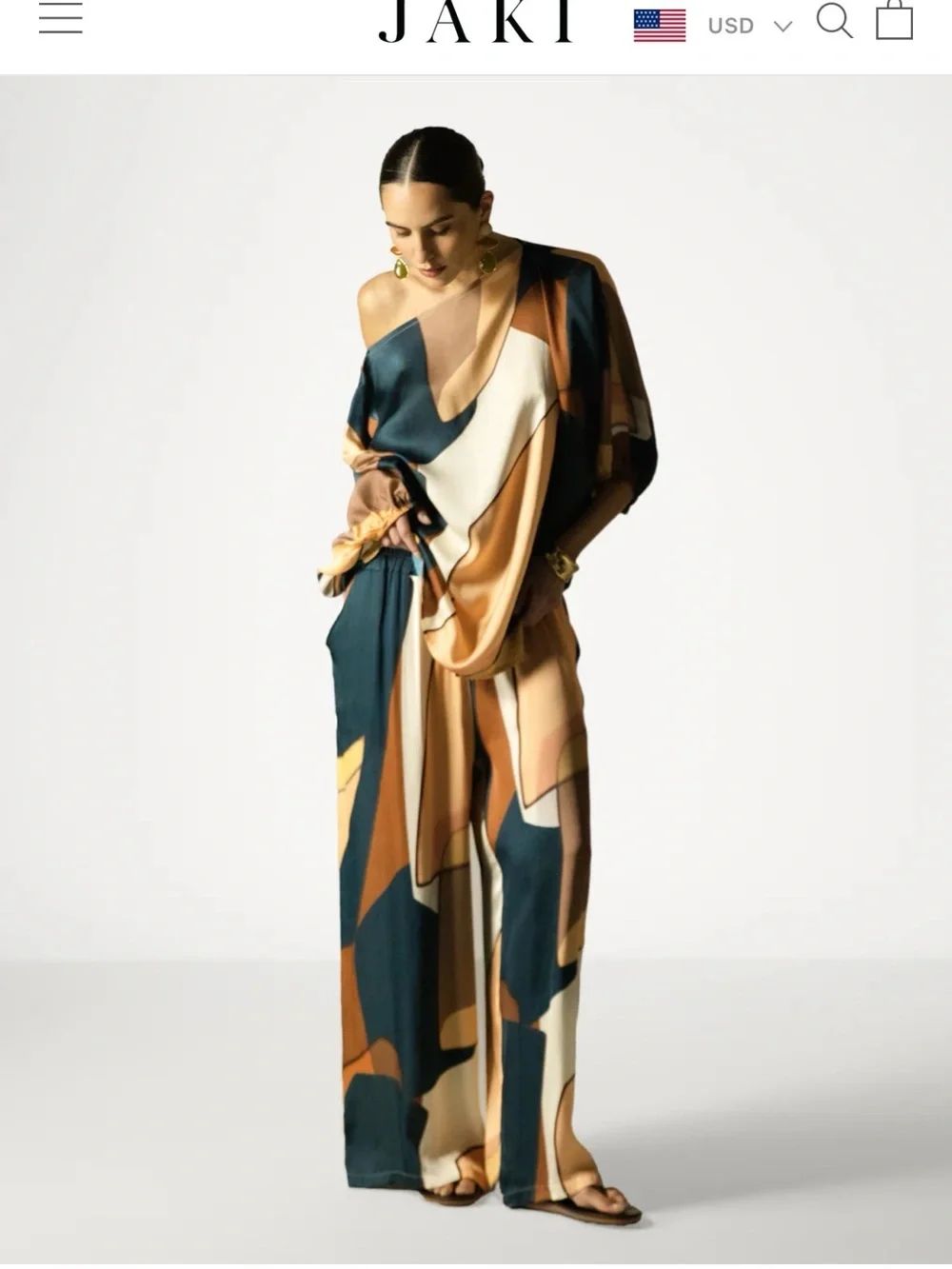 Jake London satin set